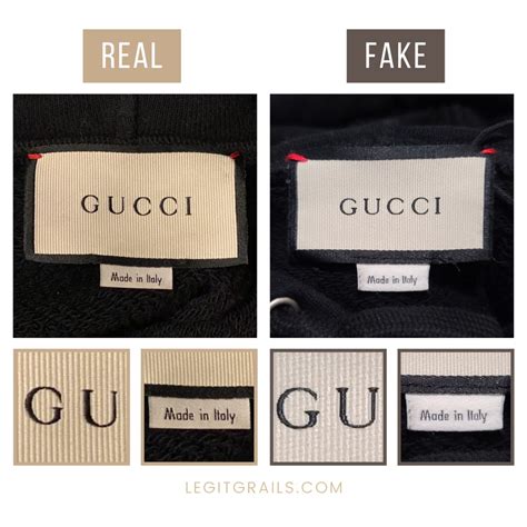 fake vs real gucci sweater|genuine gucci hoodie.